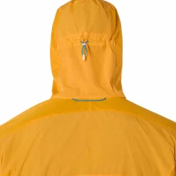 Asics Men's Road Packable Jacket Yamabuki/Aegean Blue