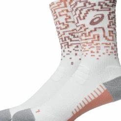 Asics Performance Run Sock Crew Brilliant White/Morganite/Pearl Pink