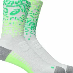 Asics Performance Run Sock Crew Brilliant White/Illum. Green/Vital Green