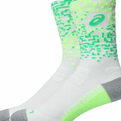 Asics Performance Run Sock Crew Brilliant White/Illum. Green/Vital Green
