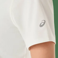 Asics Women's Fujitrail Logo Short Sleeve Top Cream