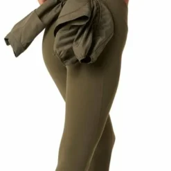Asics Women's Nagino Run Adjustable Tight Dark Olive