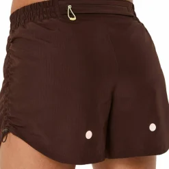 Asics Women's Nagino Run Adjustable 4in Short Coffee