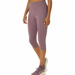 Asics Women's Road High Waist Capri Tight Dusty Mauve