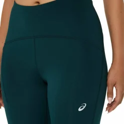 Asics Women's Road High Waist Capri Tight Saxon Green