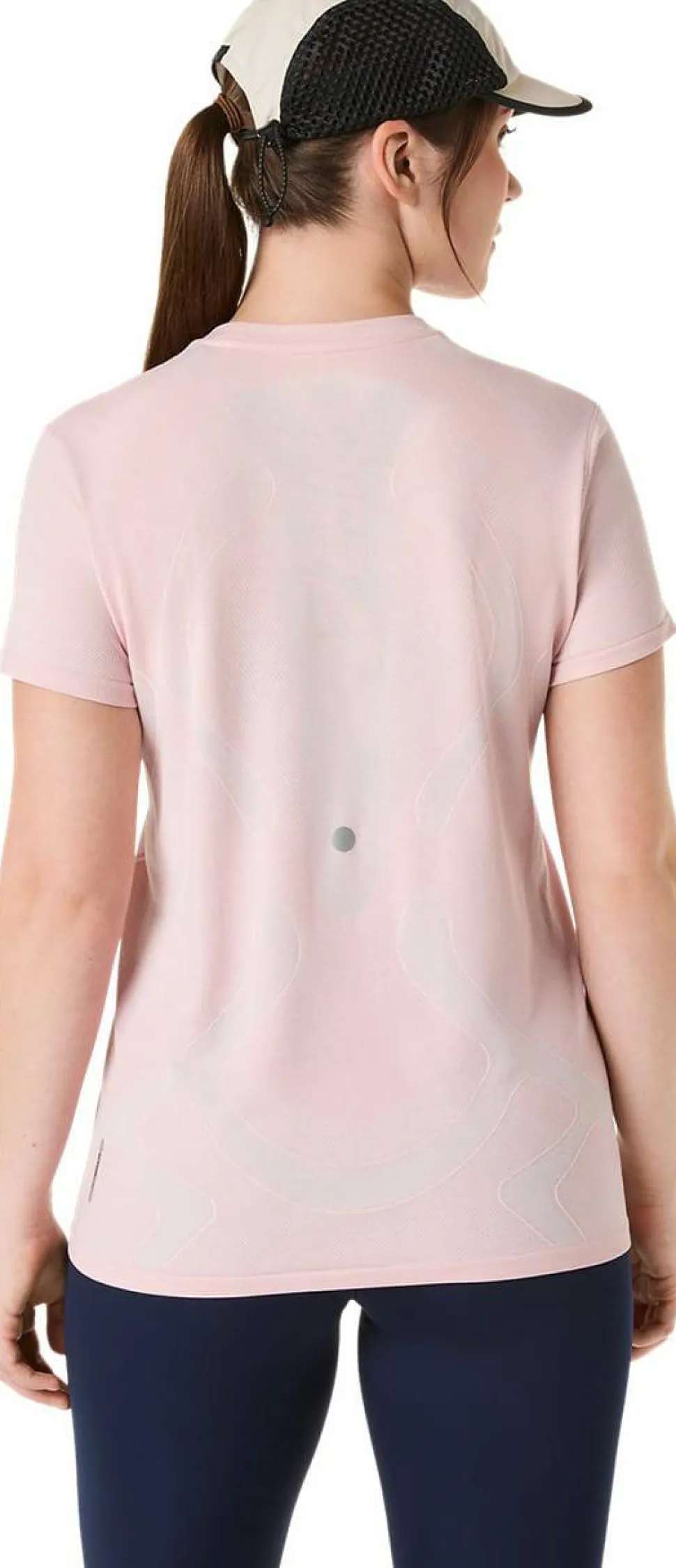 Asics Women's Road Seamless Short Sleeve Top Morganite/Crystal Pink