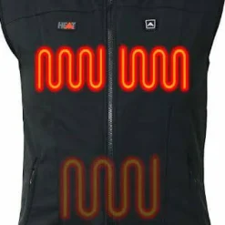 Avignon Unisex Heating Vest Softshell Powerbank Basic Black