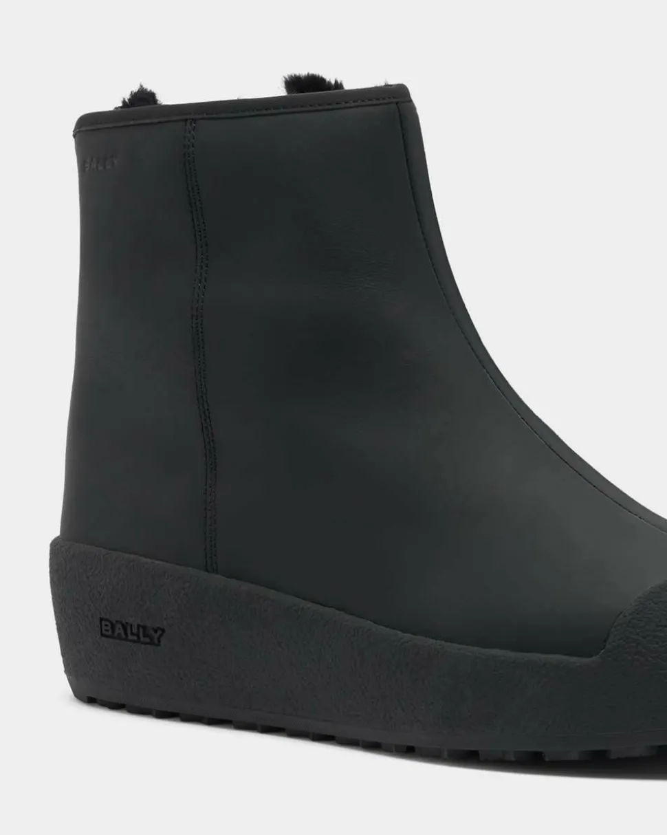Bally Men's Guard Iii Calf Rubber-Coated Black