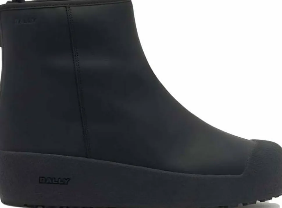 Bally Men's Guard Iii Calf Rubber-Coated Black