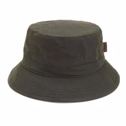 Barbour Unisex Wax Sports Hat Dark Olive