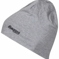 Bergans Juniors' Cotton Beanie Grey Melange