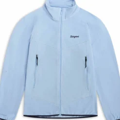 Bergans Juniors' Fleece Midlayer Jacket Cool Blue