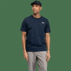 Bergans Men's Logo Cotton Tee Navy Blue