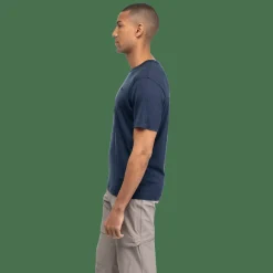 Bergans Men's Logo Merino Tee Navy Blue