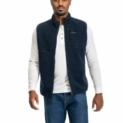 Bergans Men's Lunnan Pile Fleece Vest Navy Blue