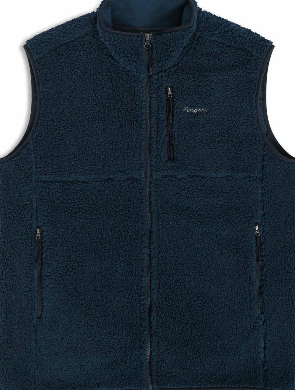 Bergans Men's Lunnan Pile Fleece Vest Navy Blue