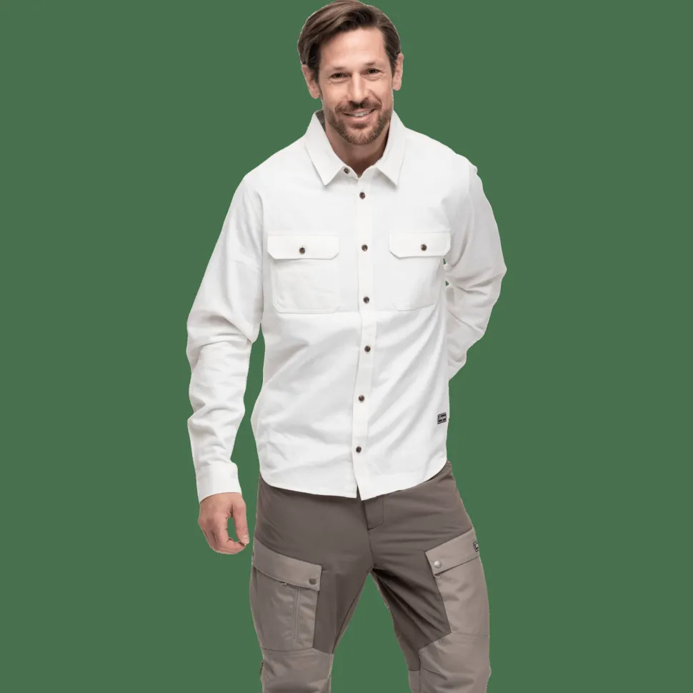Bergans Men's Nordmarka Flannel Shirt Arctic White