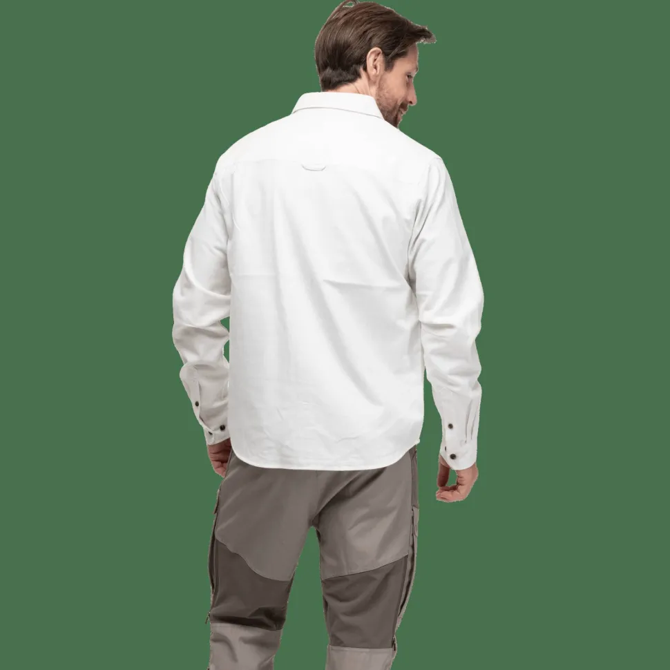 Bergans Men's Nordmarka Flannel Shirt Arctic White
