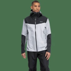 Bergans Men's Rabot Light 3L Shell Jacket Pearl Grey/dark Shadow Grey