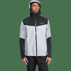 Bergans Men's Rabot Light 3L Shell Jacket Pearl Grey/dark Shadow Grey