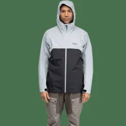 Bergans Men's Vaagaa 3L Shell Jacket Pearl Grey/Dark Shadow Grey