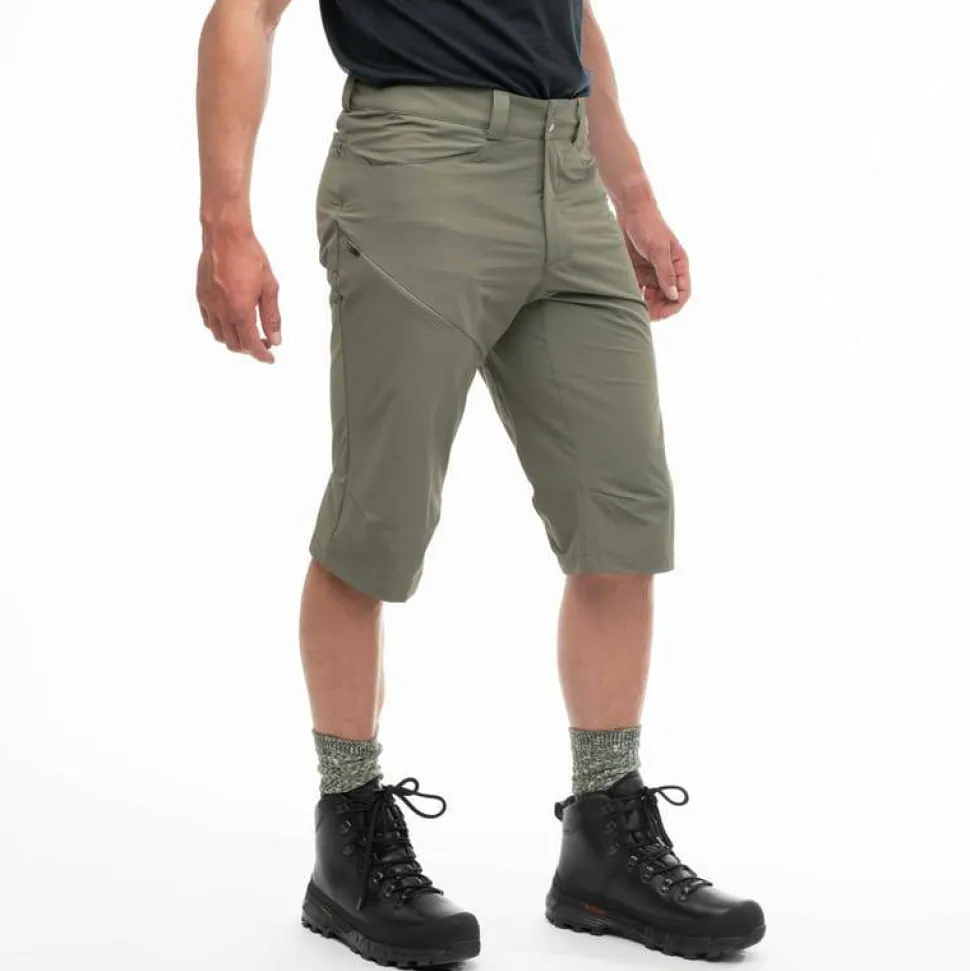 Bergans Men's Vandre Light Softshell Long Shorts Green mud