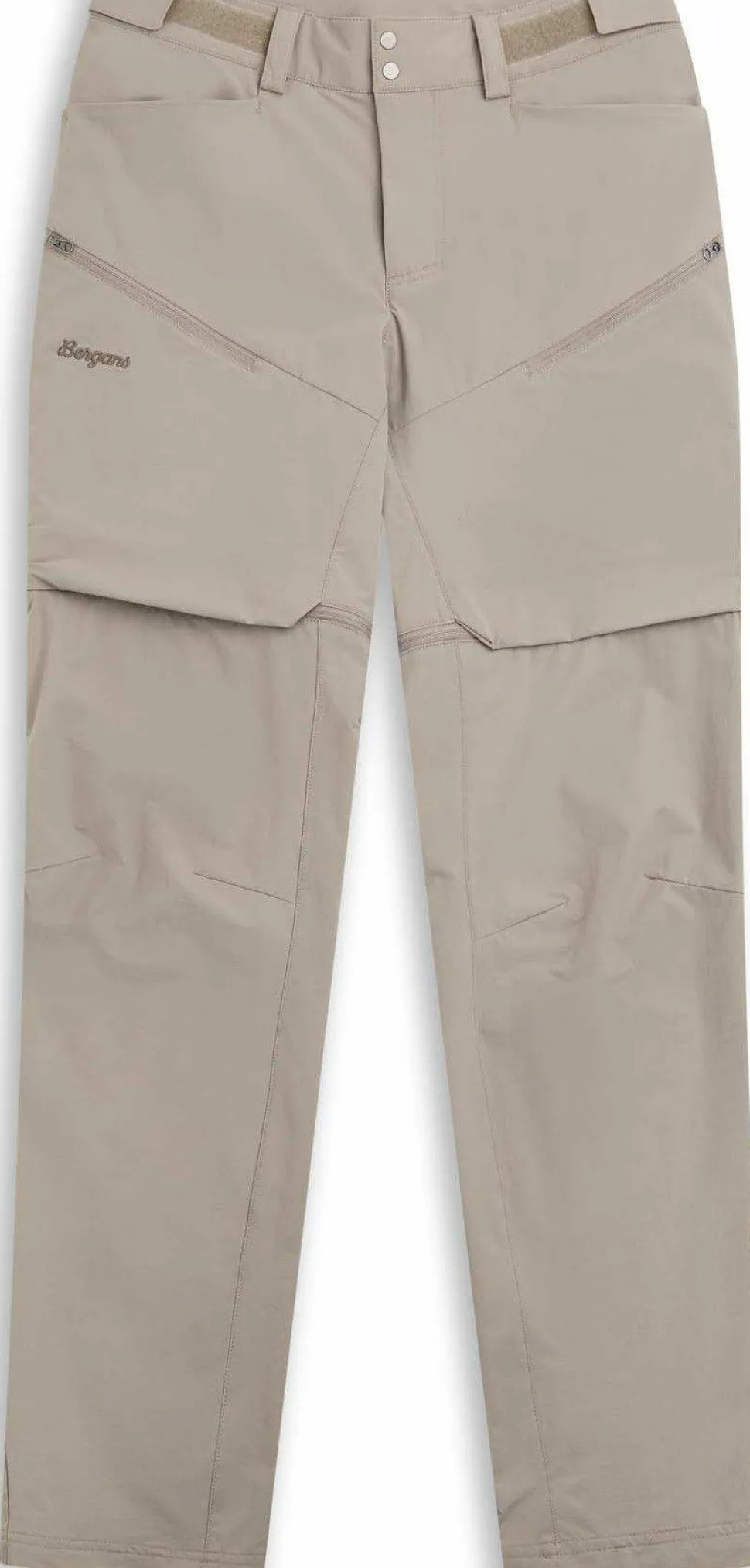 Bergans Women's Convertible Zip-Off Softshell Pants Rock Taupe