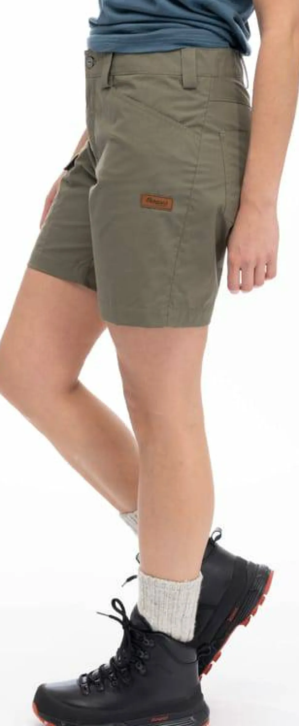 Bergans Women's Nordmarka Leaf Light Shorts Green Mud