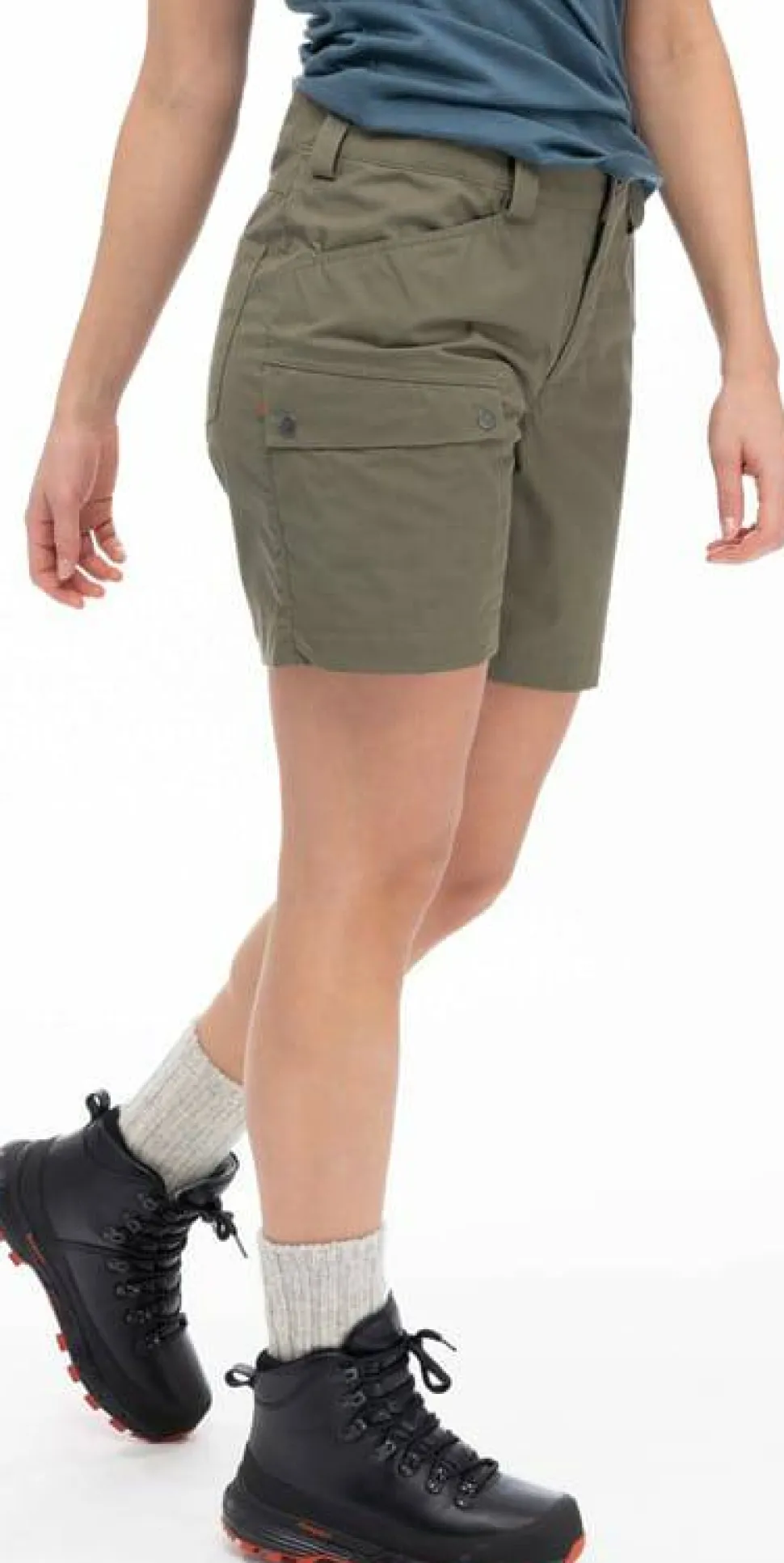 Bergans Women's Nordmarka Leaf Light Shorts Green Mud