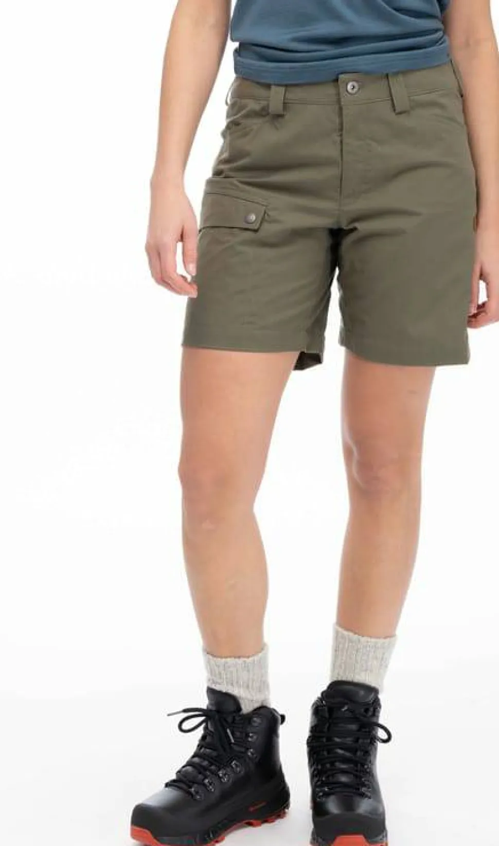 Bergans Women's Nordmarka Leaf Light Shorts Green Mud