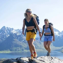 Bergans Women's Tind Softshell Shorts Marigold Yellow