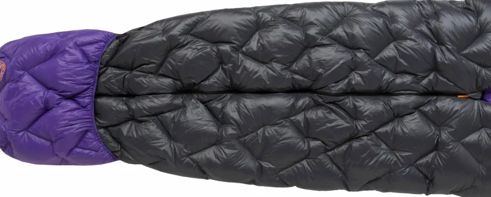 Big Agnes Fly Creek Ul Zip Quilt 50 (850 Rds Downtek) Long Asphalt/royal Purple