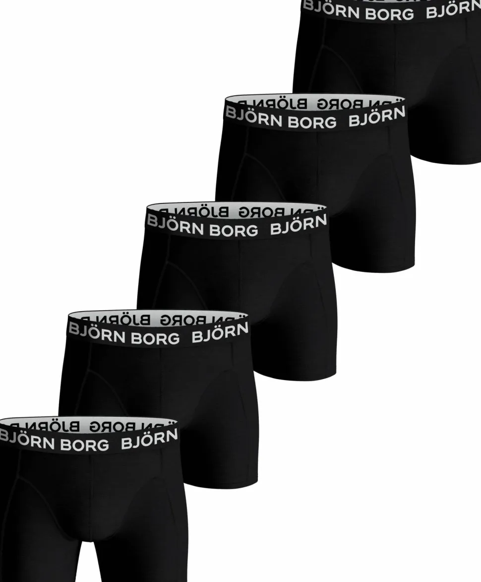 Björn Borg Men's Cotton Stretch Boxer 5p Multipack 1