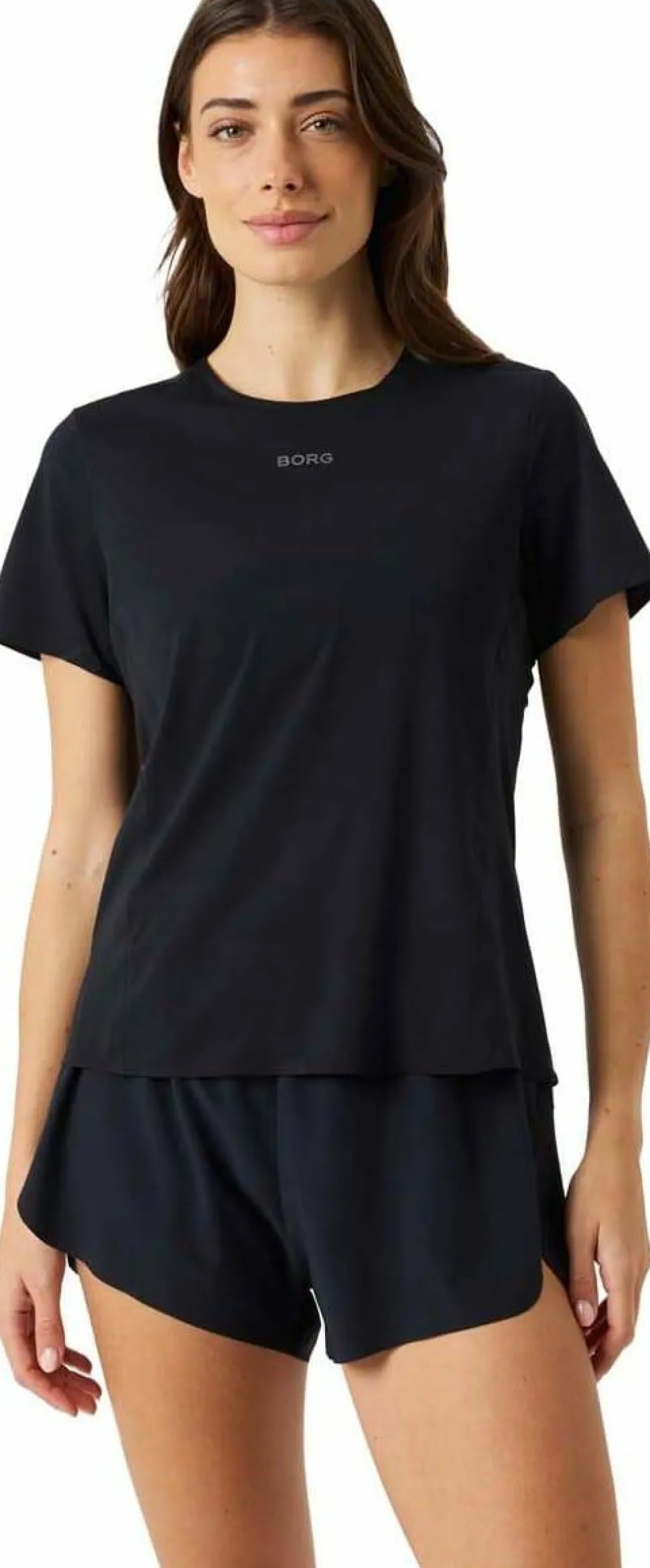Björn Borg Women's Borg Performance Feather T-Shirt Black Beauty