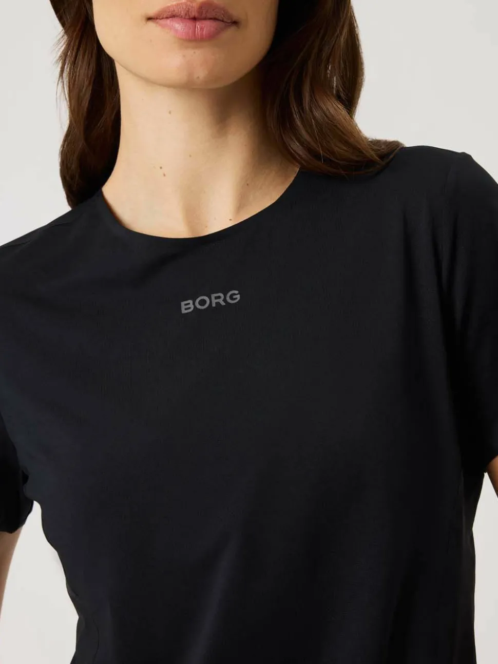 Björn Borg Women's Borg Performance Feather T-Shirt Black Beauty
