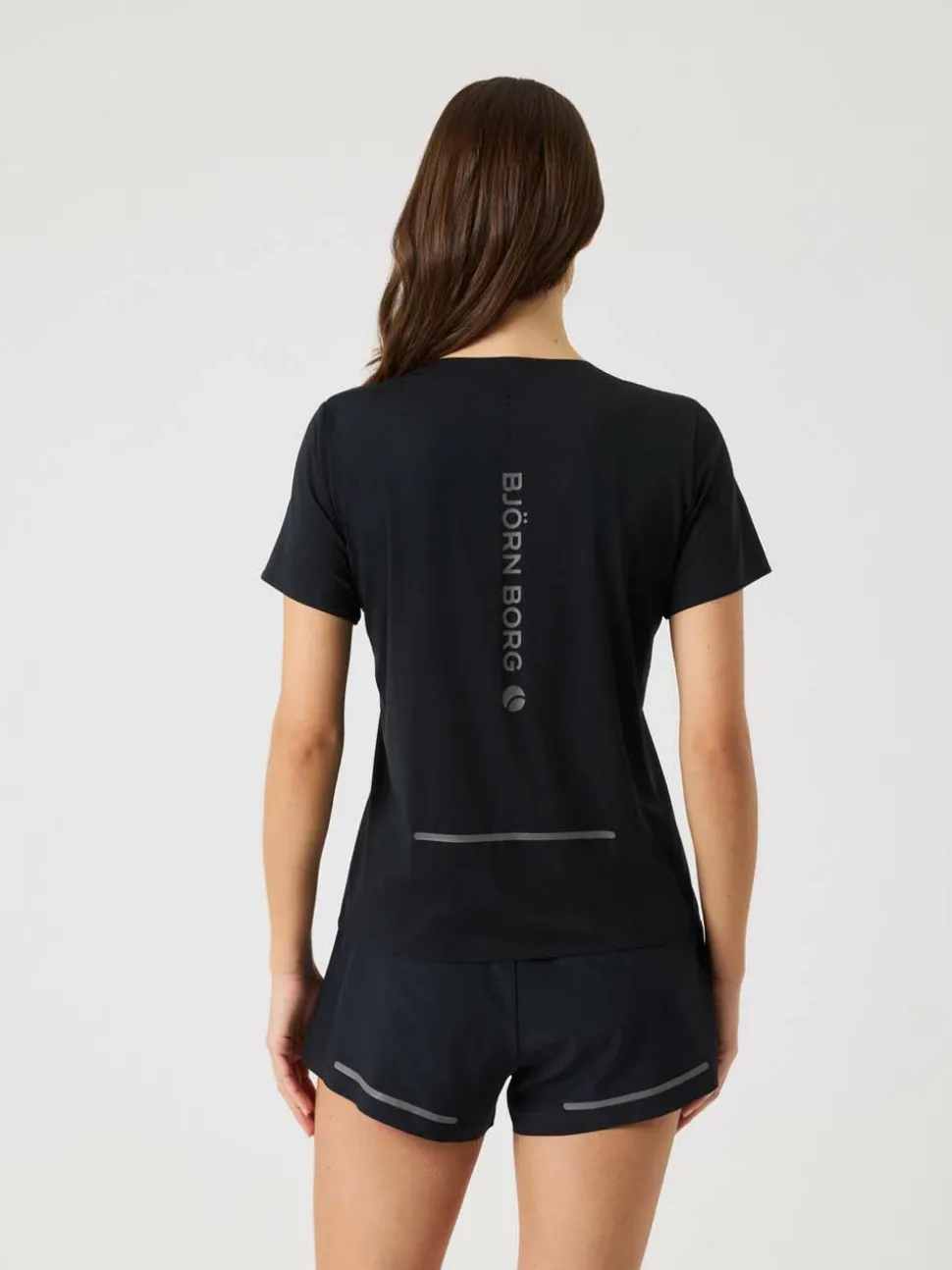 Björn Borg Women's Borg Performance Feather T-Shirt Black Beauty