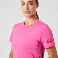 Björn Borg Women's Borg T-Shirt Diva Pink