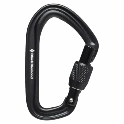 Black Diamond HotForge Screwgate Carabiner Black
