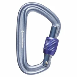 Black Diamond LiteForge Screwgate Carabiner Gray