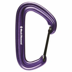 Black Diamond LiteWire Carabiner Purple