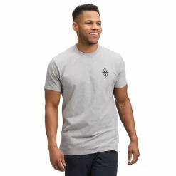 Black Diamond M Heritage Alpinist Ss Tee Nickel Heather