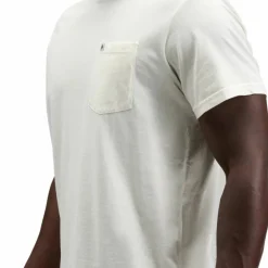 Black Diamond Men's Diamond Patch Ss Pocket Tee Off White