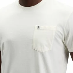 Black Diamond Men's Diamond Patch Ss Pocket Tee Off White