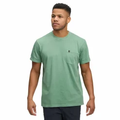 Black Diamond Men's Diamond Patch Ss Pocket Tee Laurel Green
