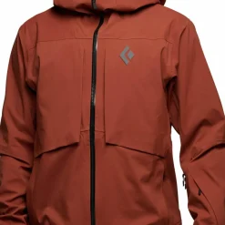 Black Diamond Men's Factor Shell Iron Red