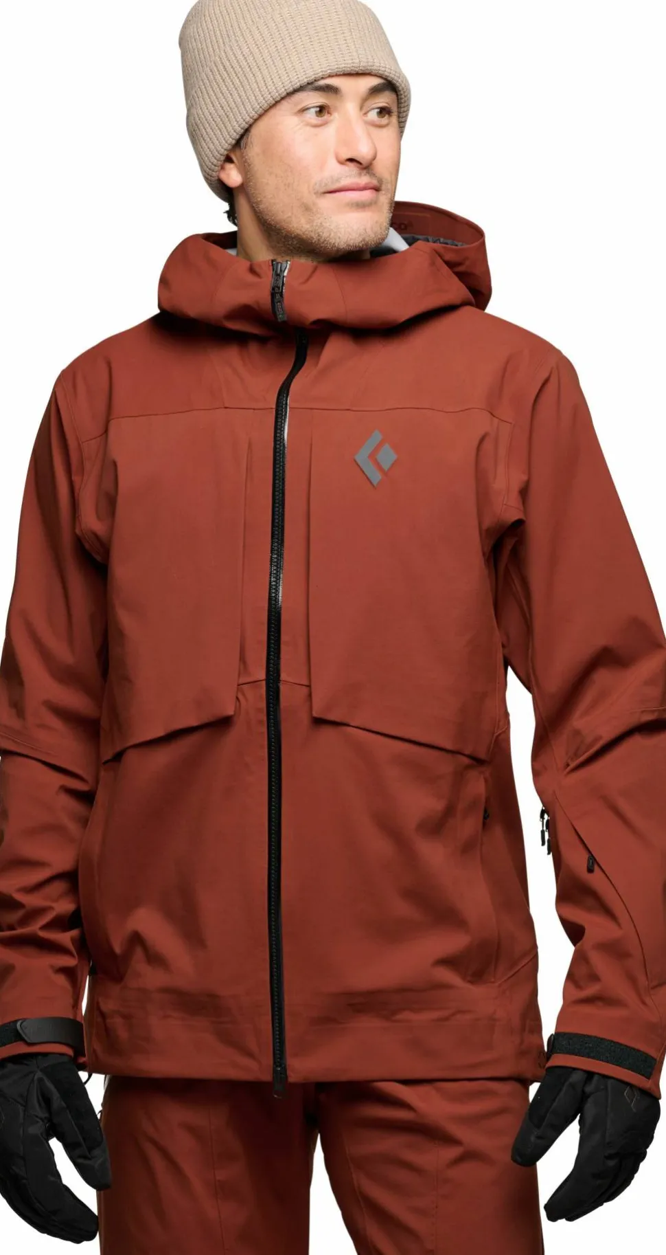 Black Diamond Men's Factor Shell Iron Red