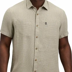 Black Diamond Men's Scenic Route Ss Shirt Pine Smoke-chalk
