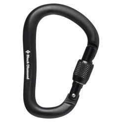 Black Diamond RockLock Screwgate Carabiner Black