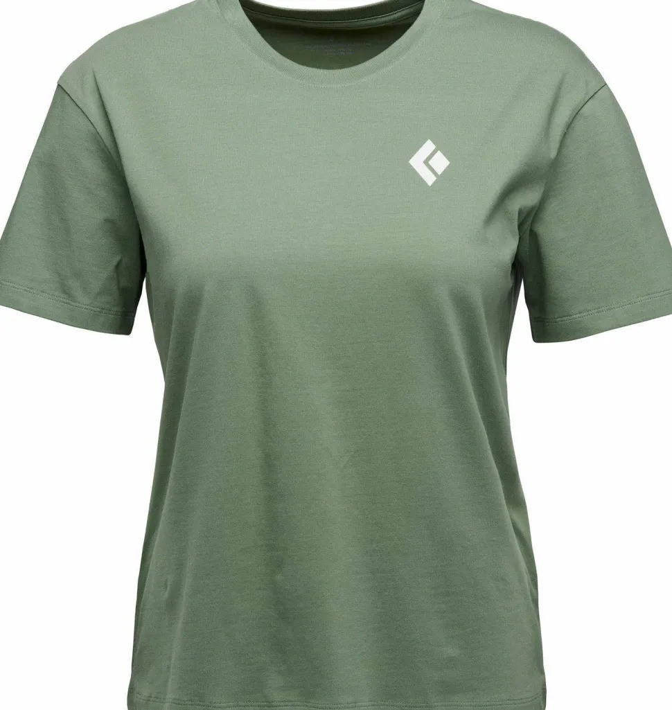 Black Diamond Women's Equipment For Alpinist Ss Tee Laurel Green