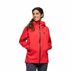 Black Diamond Women's Highline Stretch Shell Coral Red